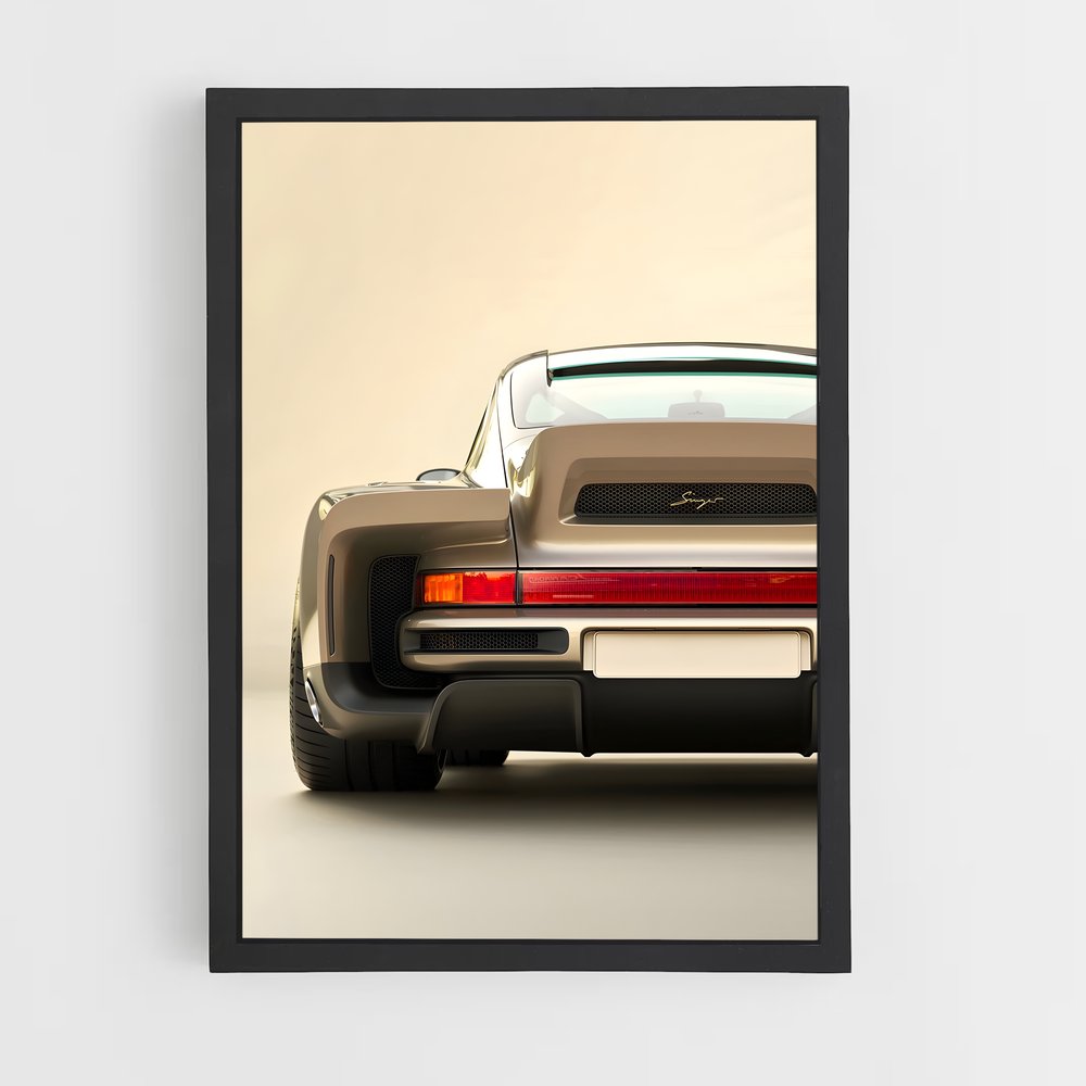 Poster Turbo Dynamique DLS – affiche Voitures Singer (vue 2)